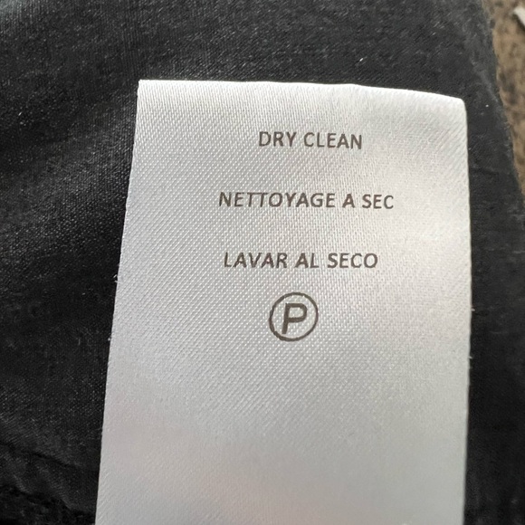 VELVET By Graham & Spencer Pin Stripe Straight Leg Pant Black/White - Picture 6 of 6